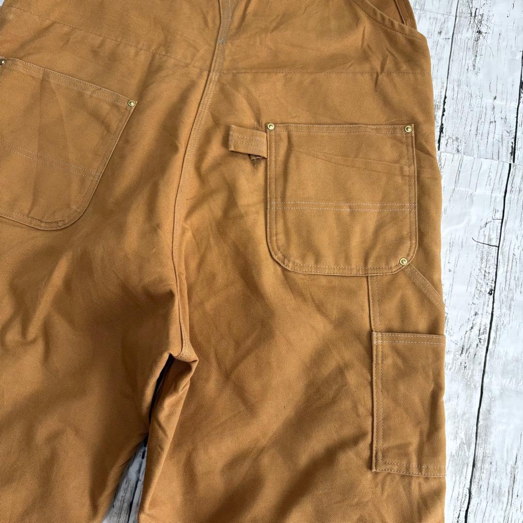 USA製 Carhartt カーハート ダック地 ダブルニー オーバーオール