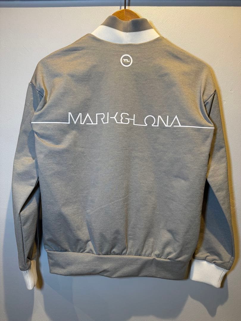 MARK&LONA BTL Mock Neck fleece |グレー XS