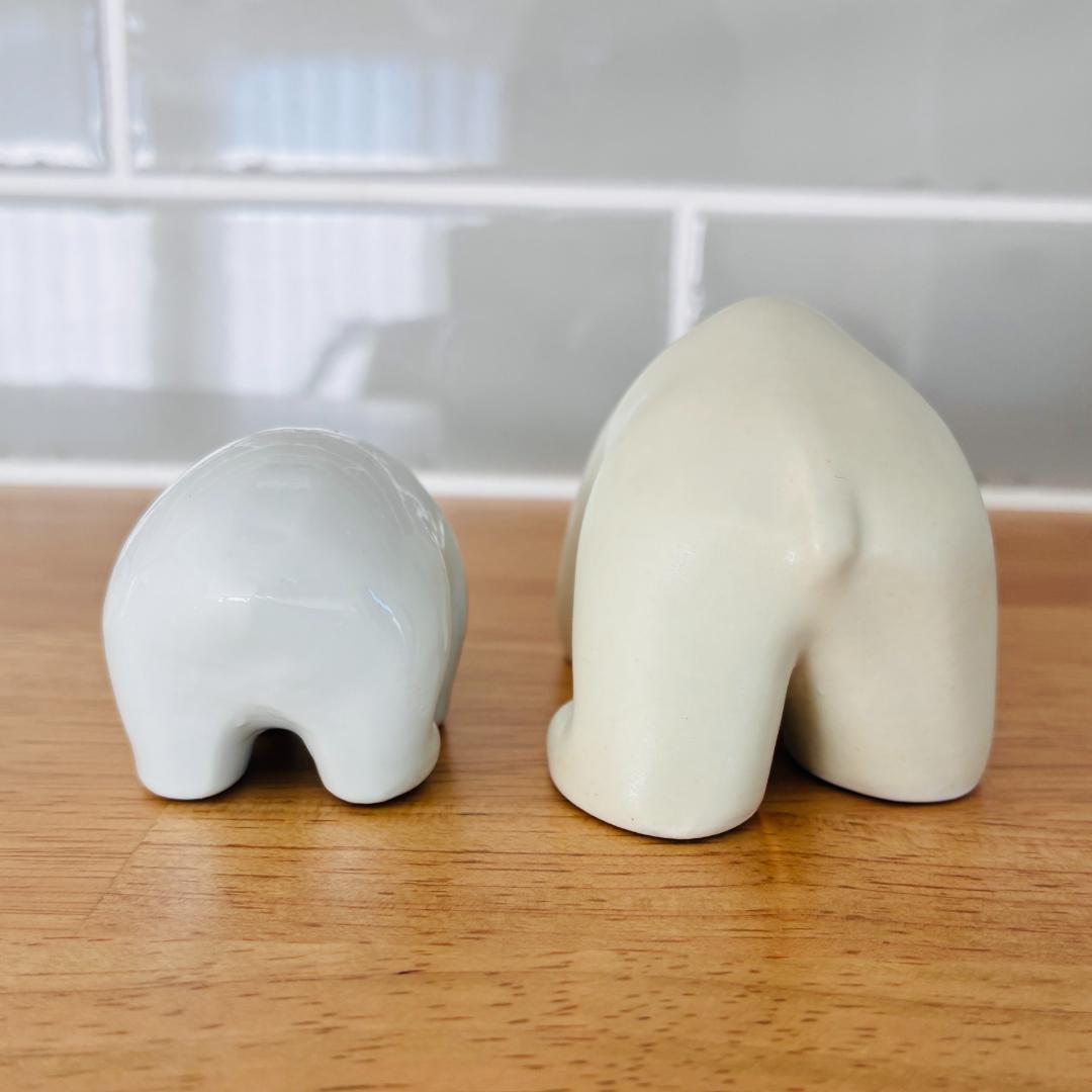 112 ARABIA ポーラーエクスプレス しろくまフィギュア 親子セット