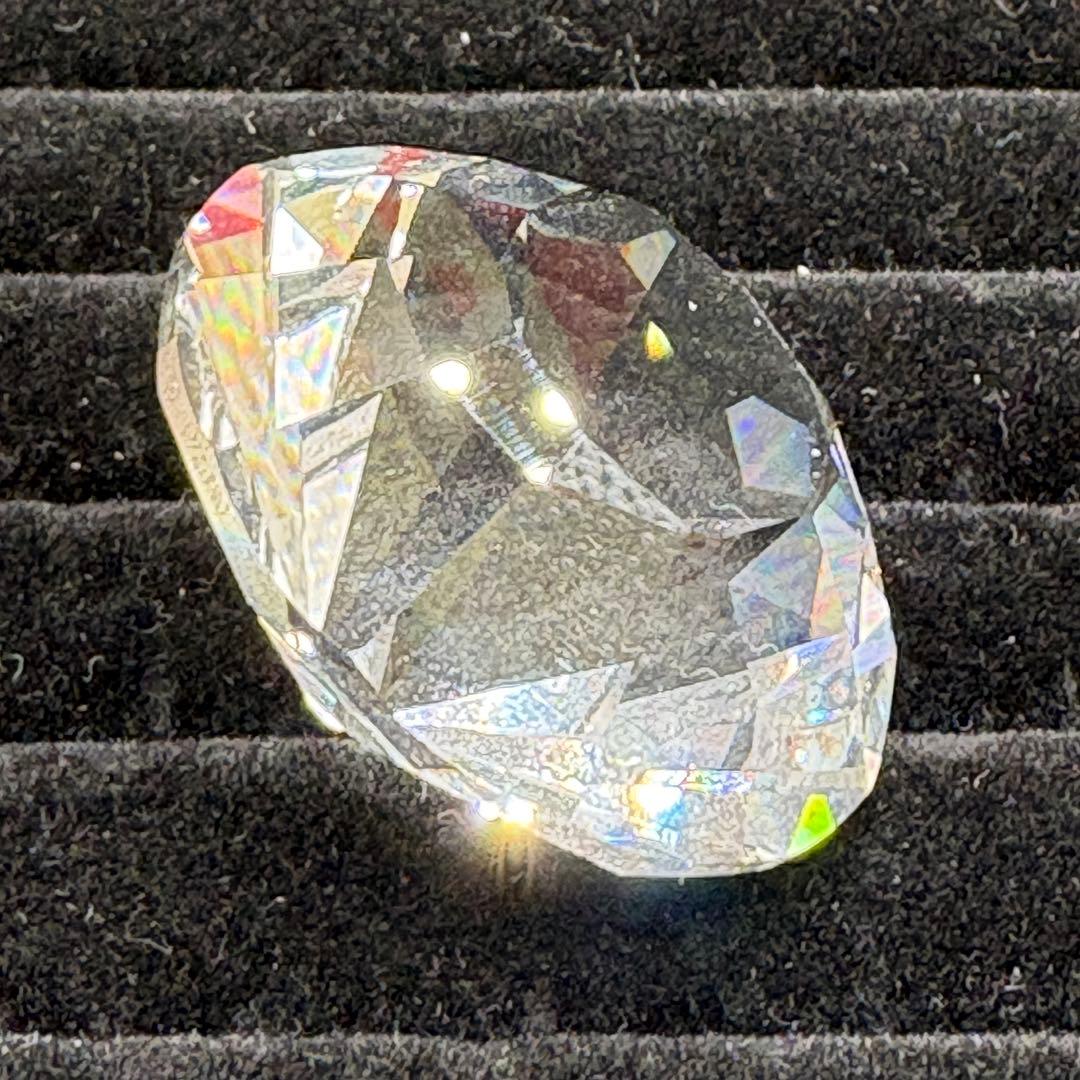 箱付き　スワロフスキー クリスタル　オブジェ　置物　ダイヤモンド型　NO.178