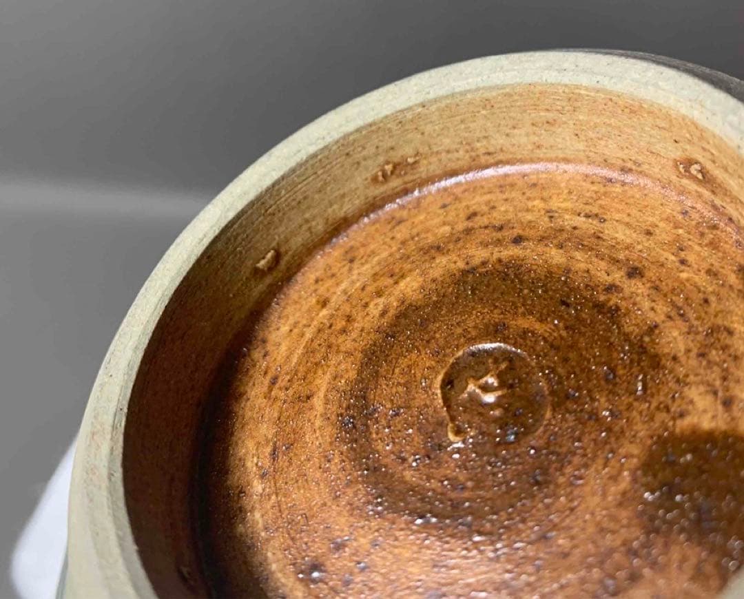 茶道具　膳所焼　雲鶴画　安南写茶碗　即中斎　陽炎園