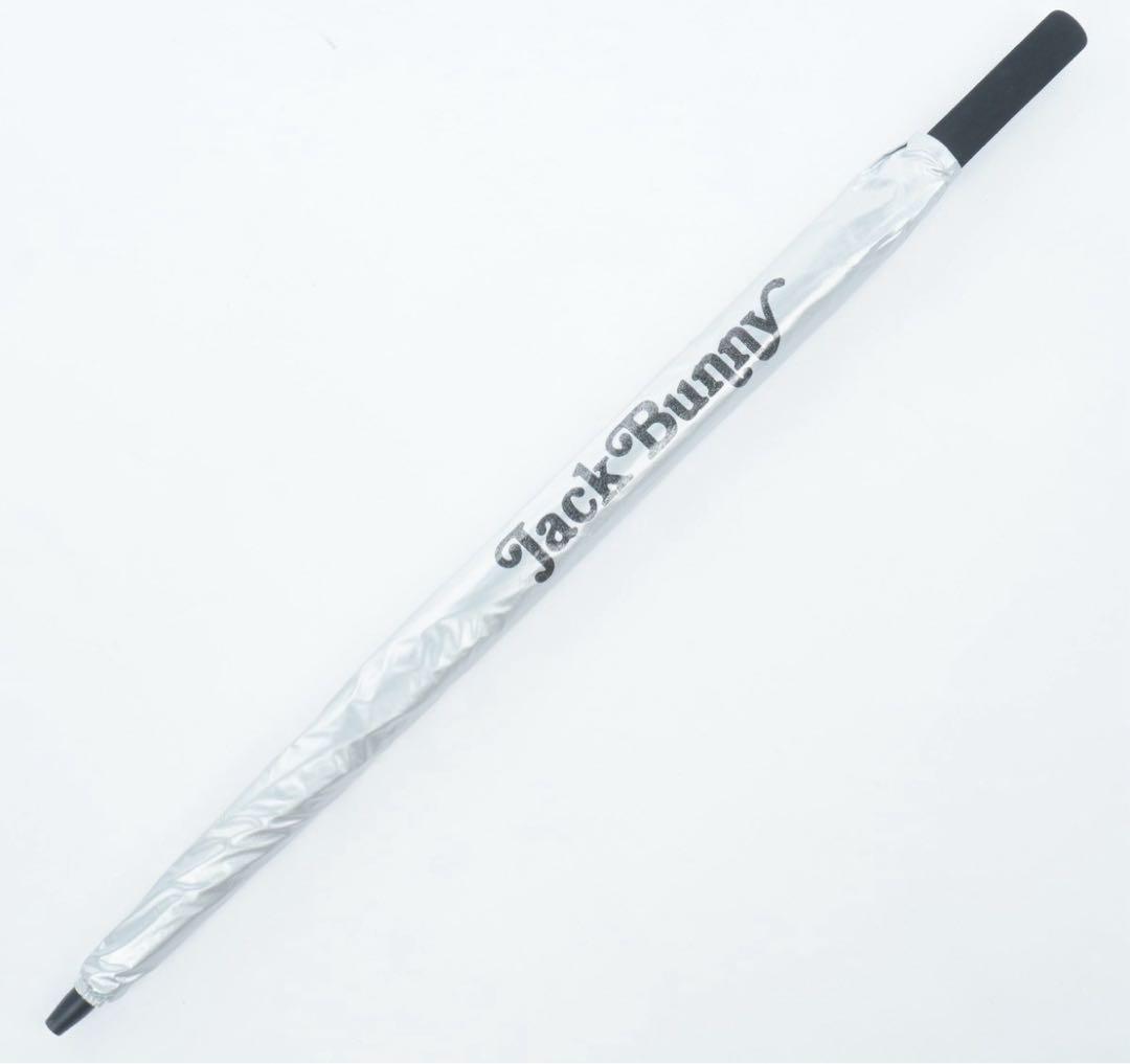 ジャックバニー　ゴルフ用傘 シルバー ブラック 8本骨　UV傘