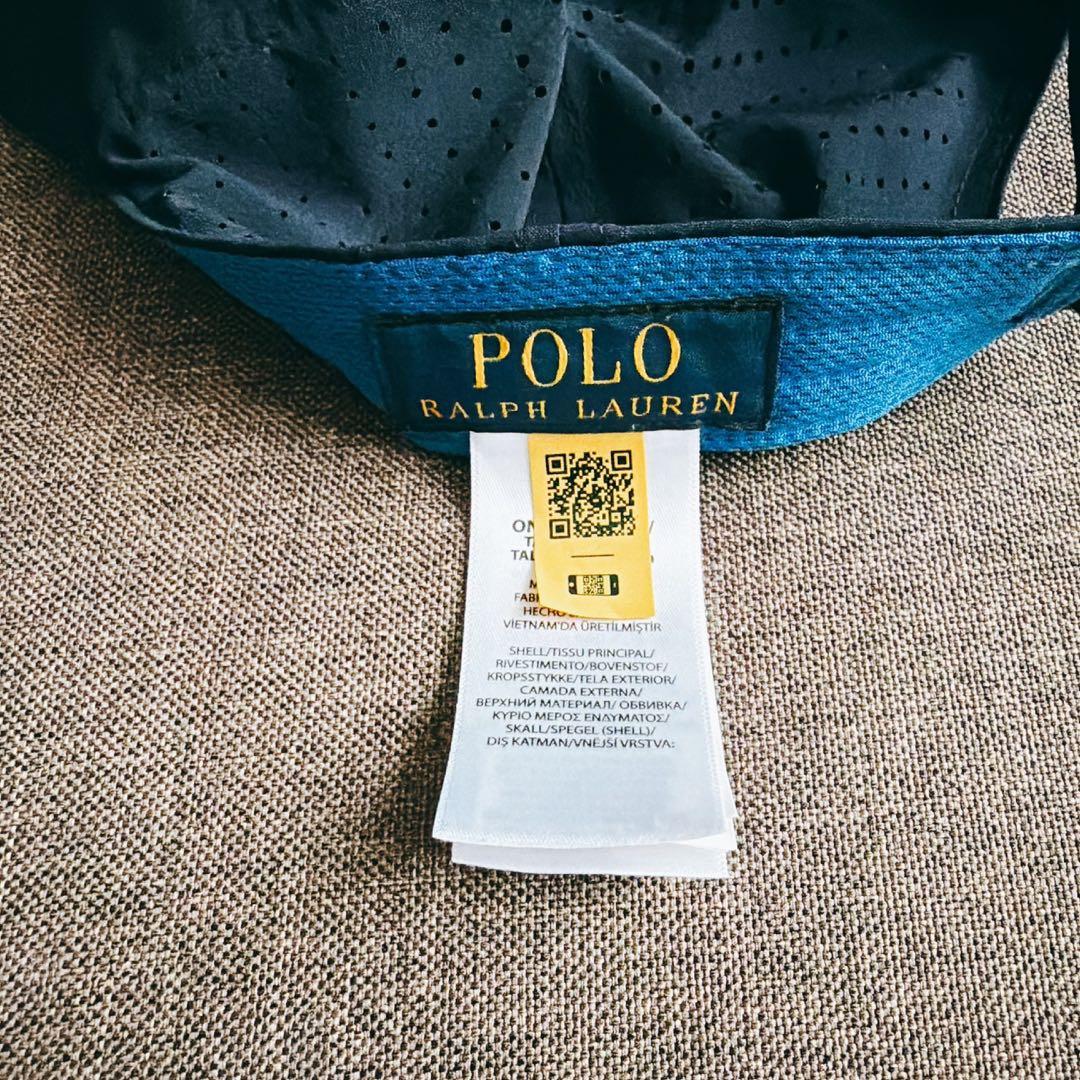 POLO ラルフローレン　AO 2025 ネイビーキャップ 通気性メッシュ