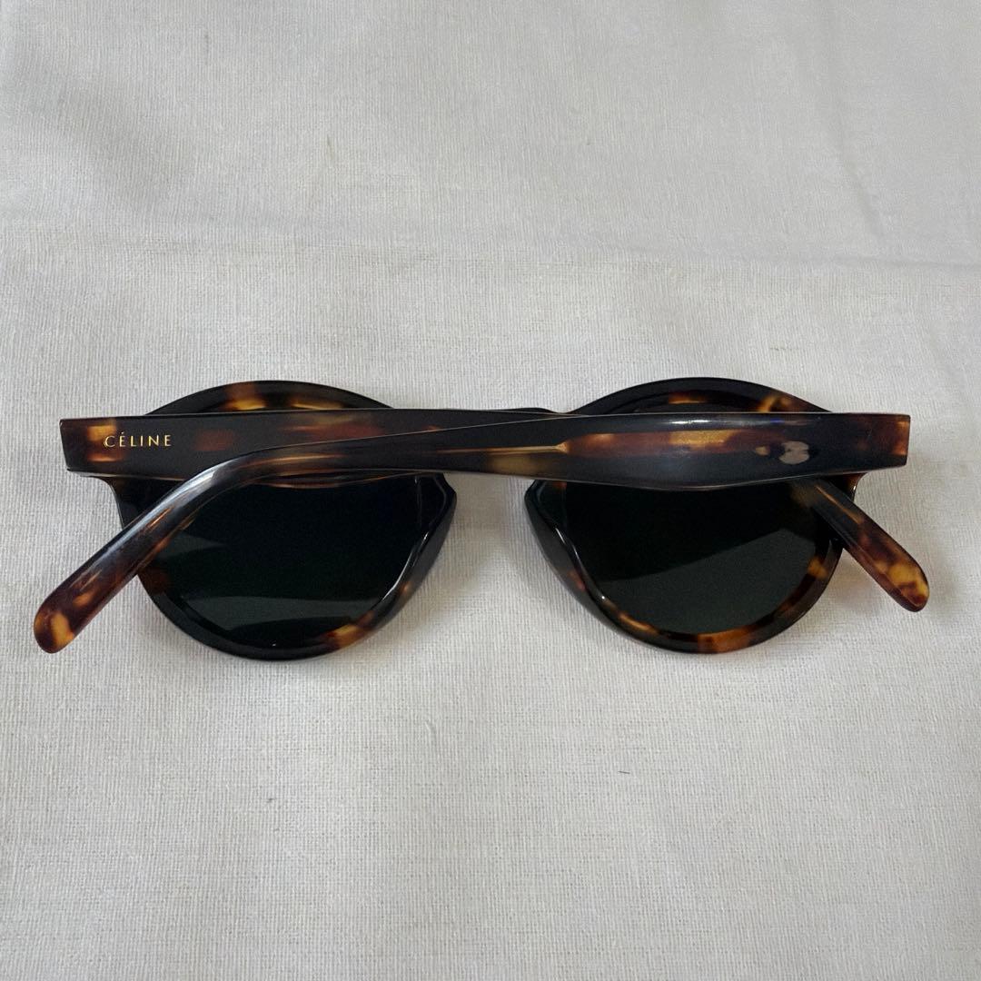 CELINE トータスシェル ラウンドサングラス