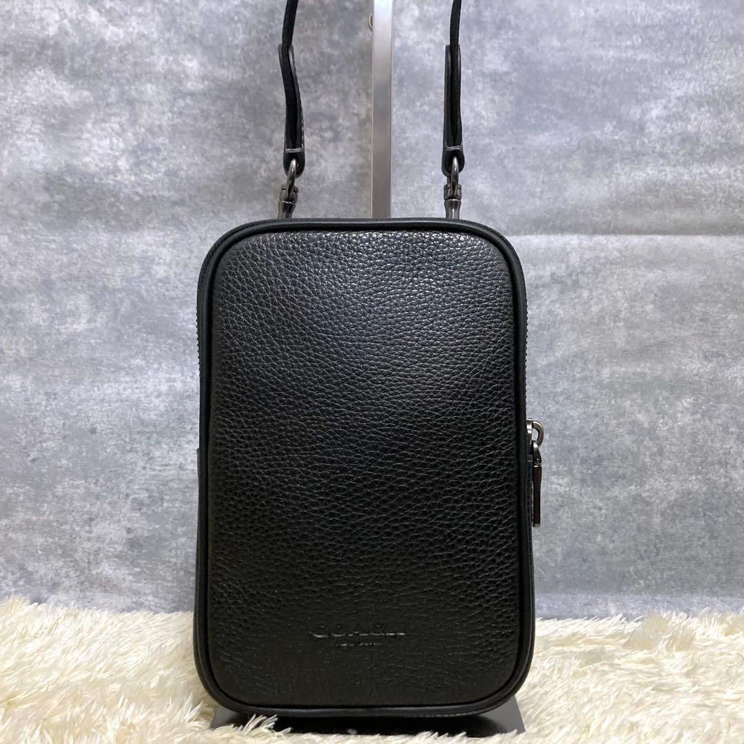 【極美品】COACH コーチ エイデン ショルダーバッグ レザー ブラック