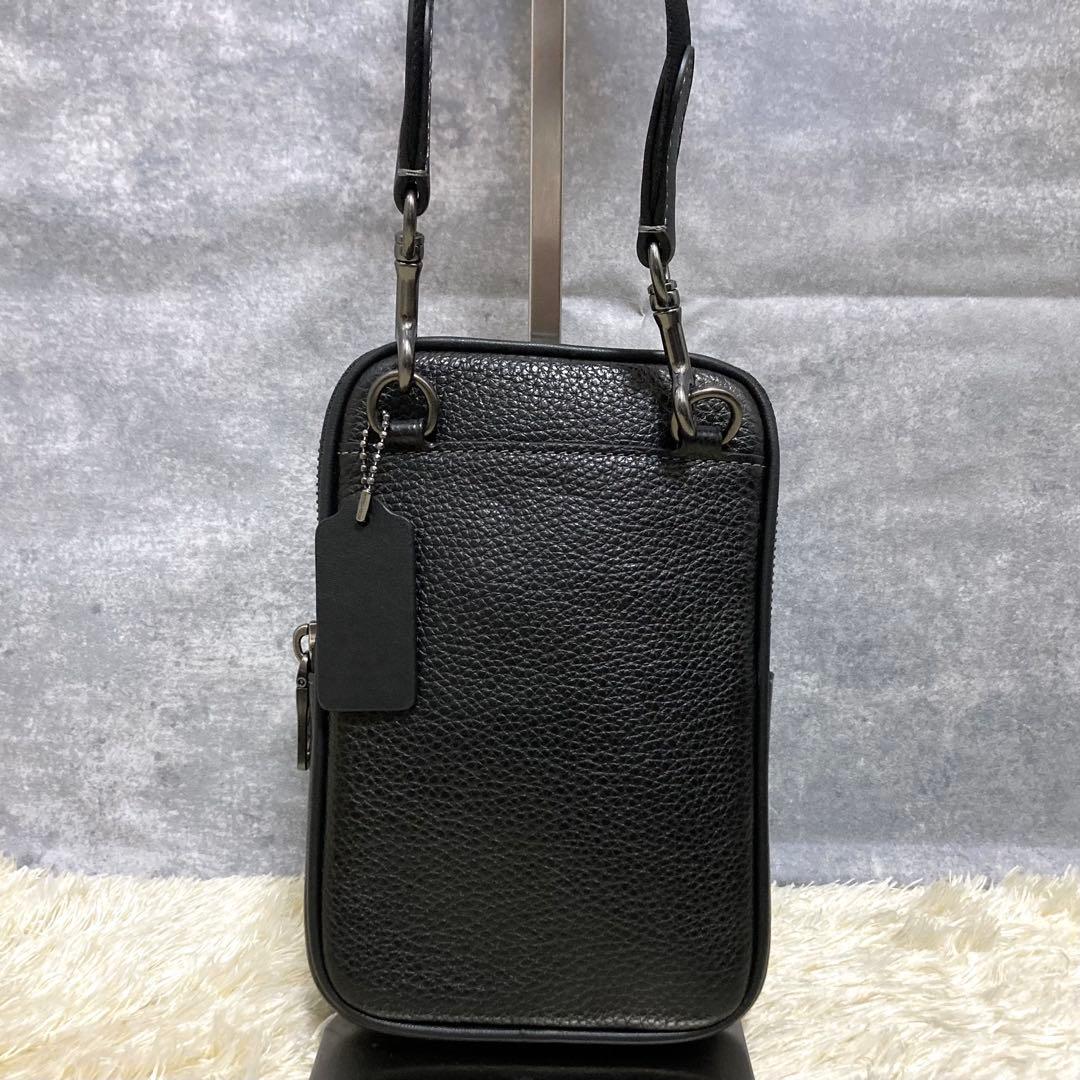 【極美品】COACH コーチ エイデン ショルダーバッグ レザー ブラック