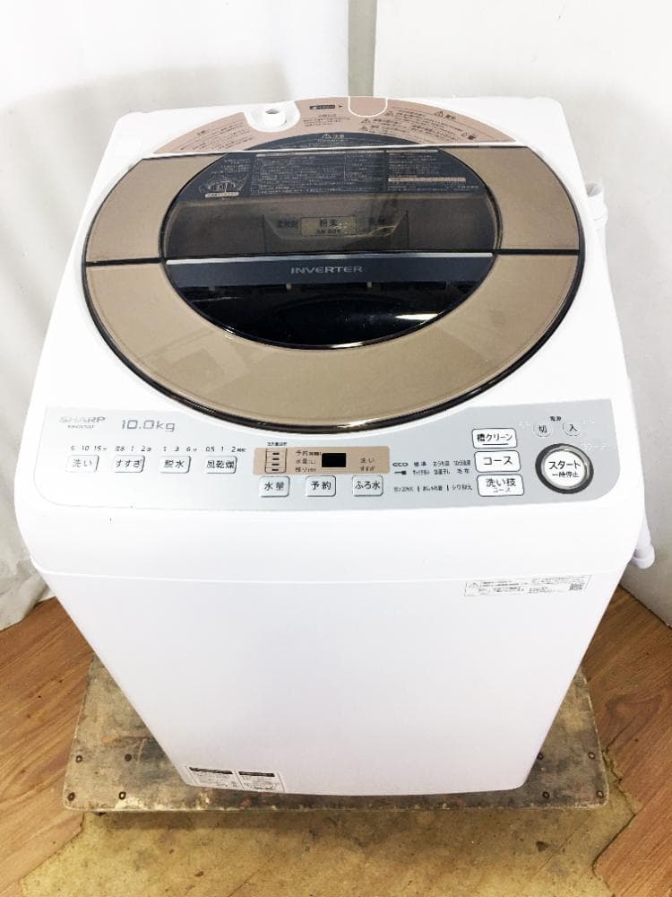 ★分解洗浄済！★★SHARP 10kg 洗濯機【ES-GV10D-T】G4HO