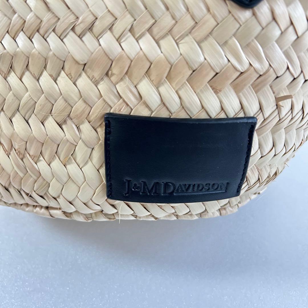 J&M DAVIDSON M Basket かごバッグ ハンドバッグ ブラック