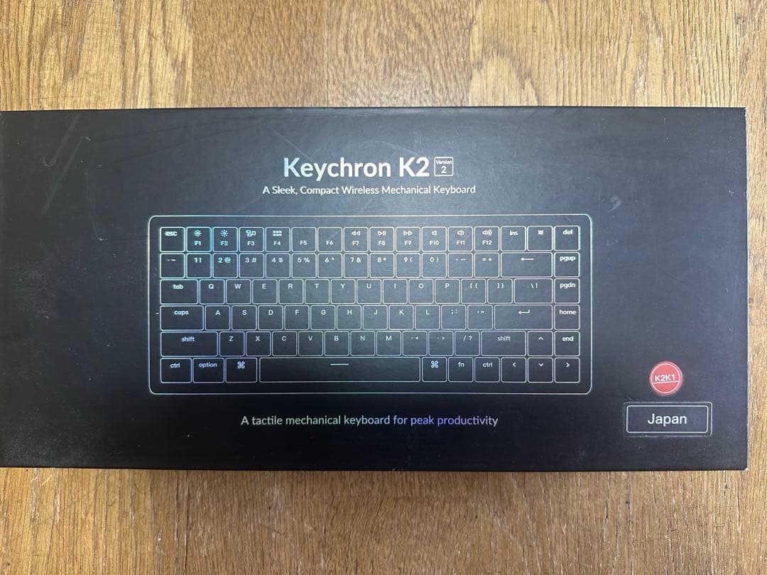 Keychron K2 Version2 コンパクト　英語　キーボード　赤軸