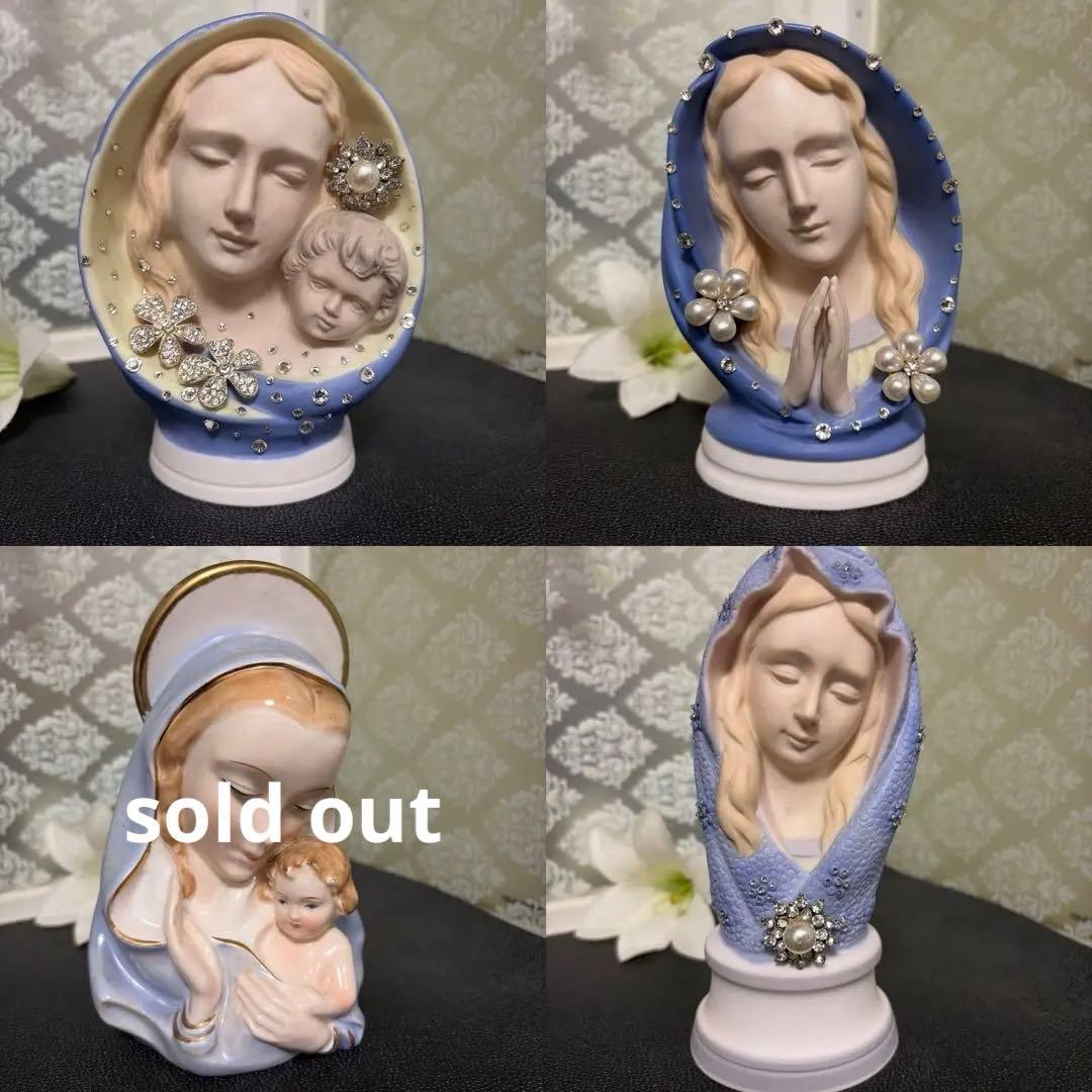 マリア像　天然石　天使　在庫　確認用