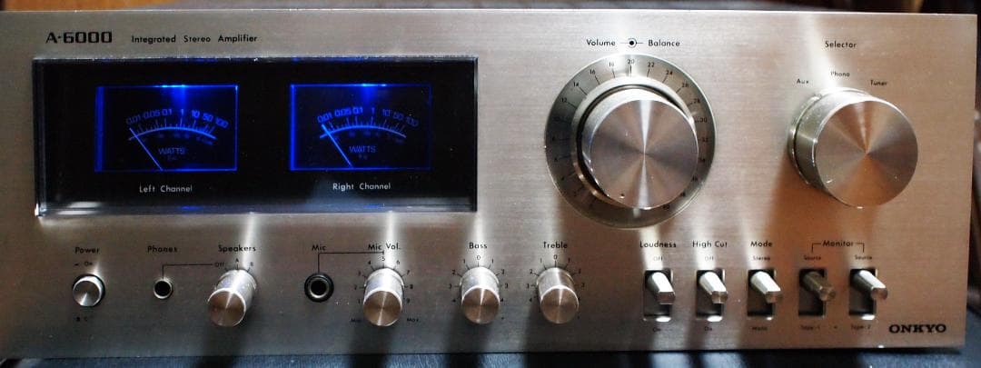希少　ONKYO A-6000 インテグレーテッド ステレオアンプ　動作品