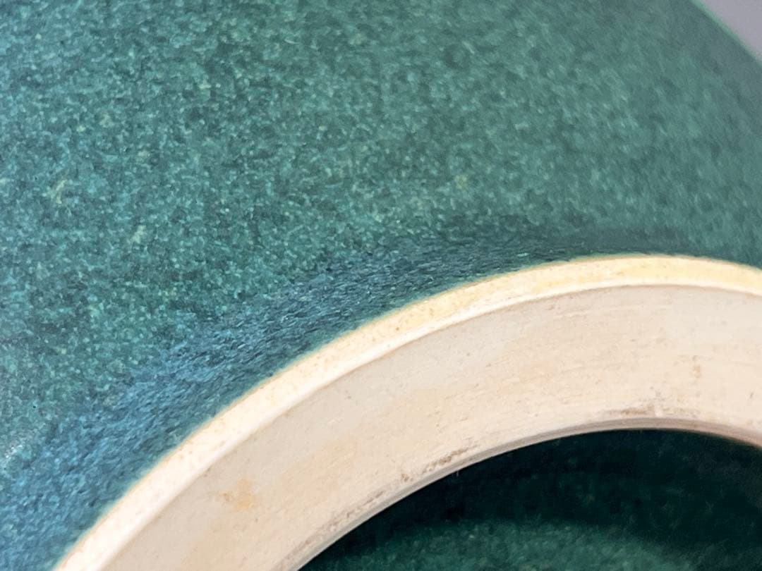 DT694 爐鈞釉 双耳花生 瓶 作家物 美品