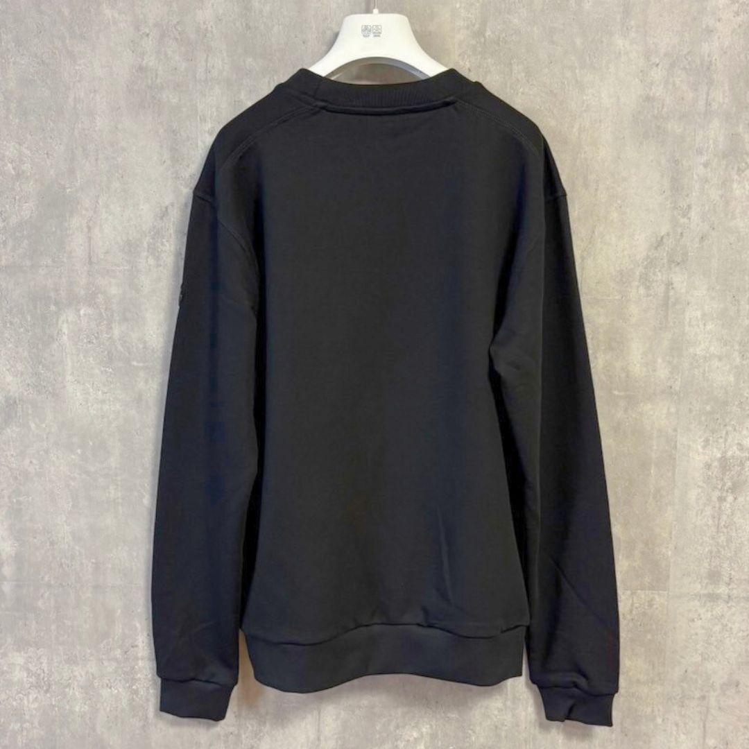 新品未使用☆MONCLER 3Dレタリング刺繡ロゴ スウェット XL Black