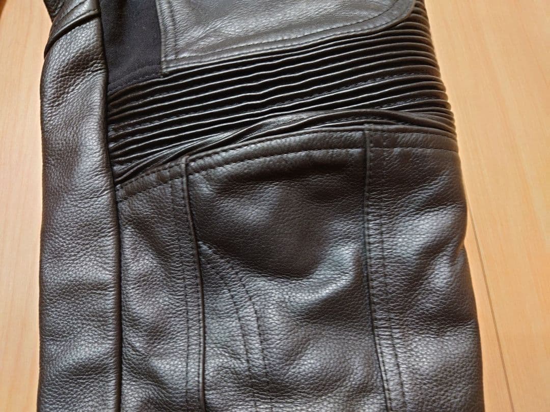 【メンテ済 34】Clooney P04 美品 本革レザーパンツ　プロテクター付