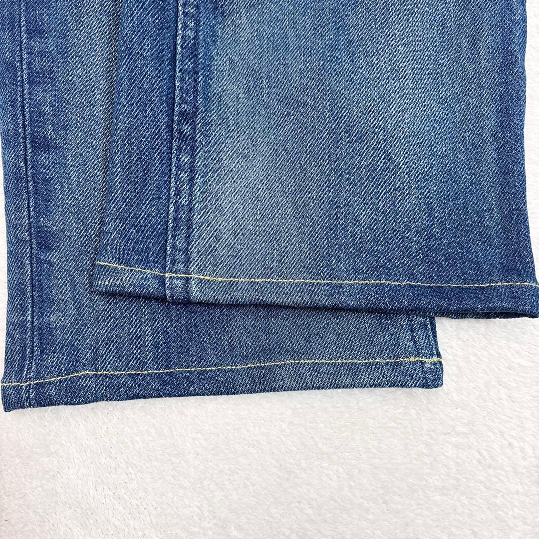 未使用級 YANUK MICHEL ミシェル 30 ストレッチ ヒゲ ハチノス