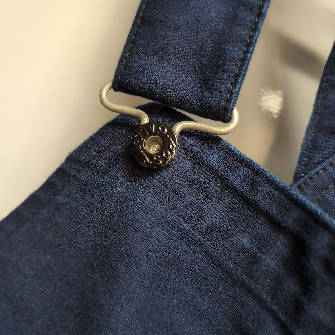 No1 Overalls flat twill indigo ポストオーバーオー