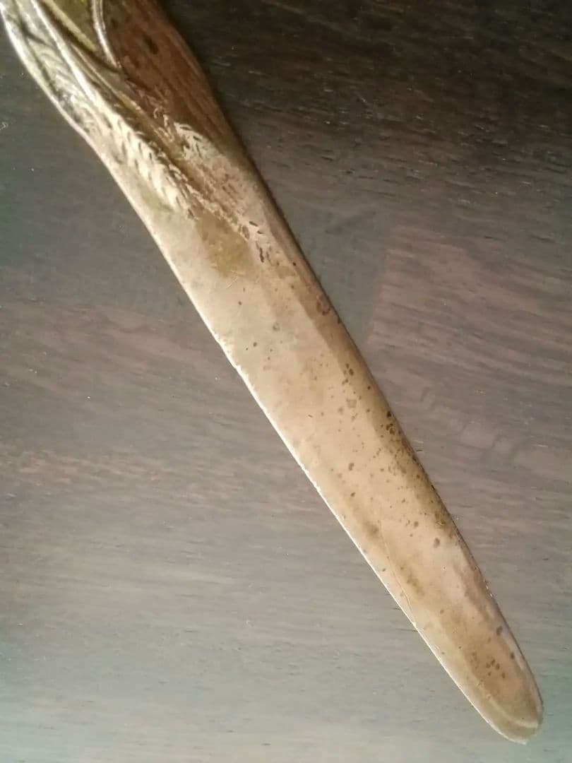 逸品　紙切り　ペーパーナイフ　英国ヴィクトリア期アール・ヌーヴォー　アンティーク