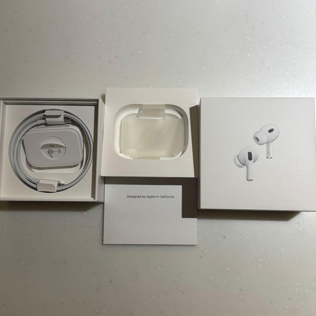 AirPods Pro 本体 第一世代 箱ケーブルイヤーピース付き　カバーケース