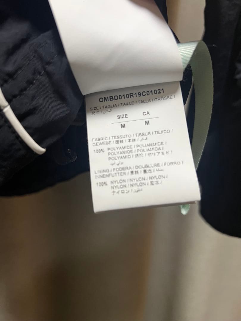 Off-White 黒 トラックジャケット