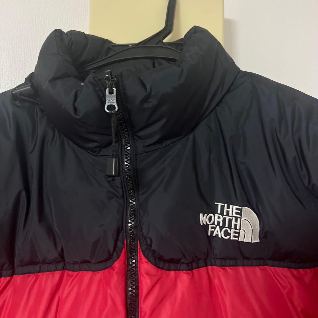 THE NORTH FACE ダウンジャケット 赤黒