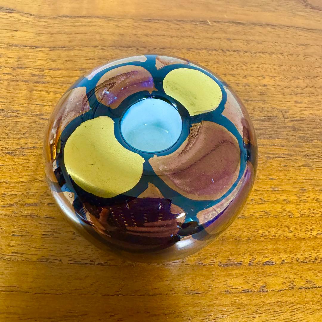 アラビア　ヴィンテージ　キャンドルホルダー　GOG ハンドペイント