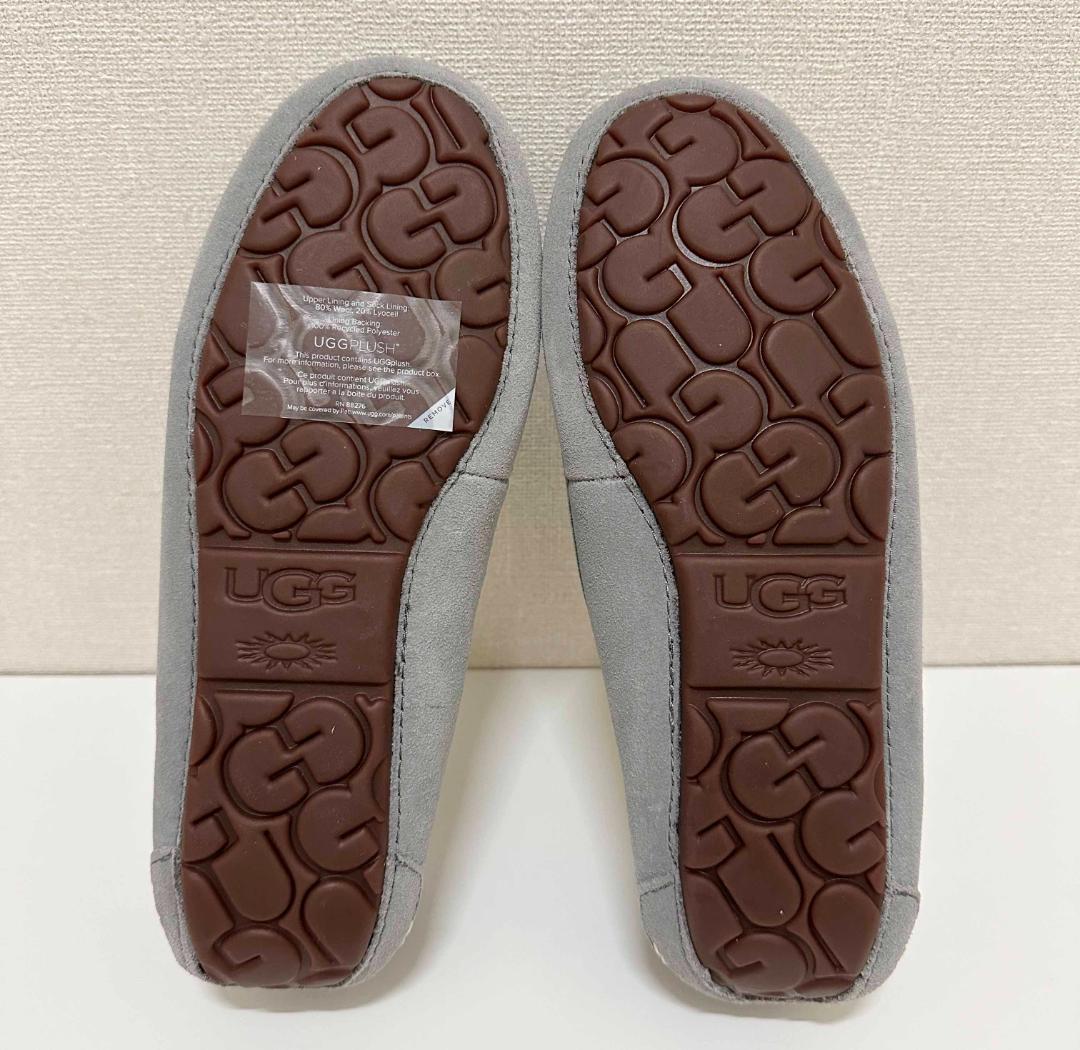 新品 25cm ★ UGG アグ ANSLEY アンスレー グレー モカシン