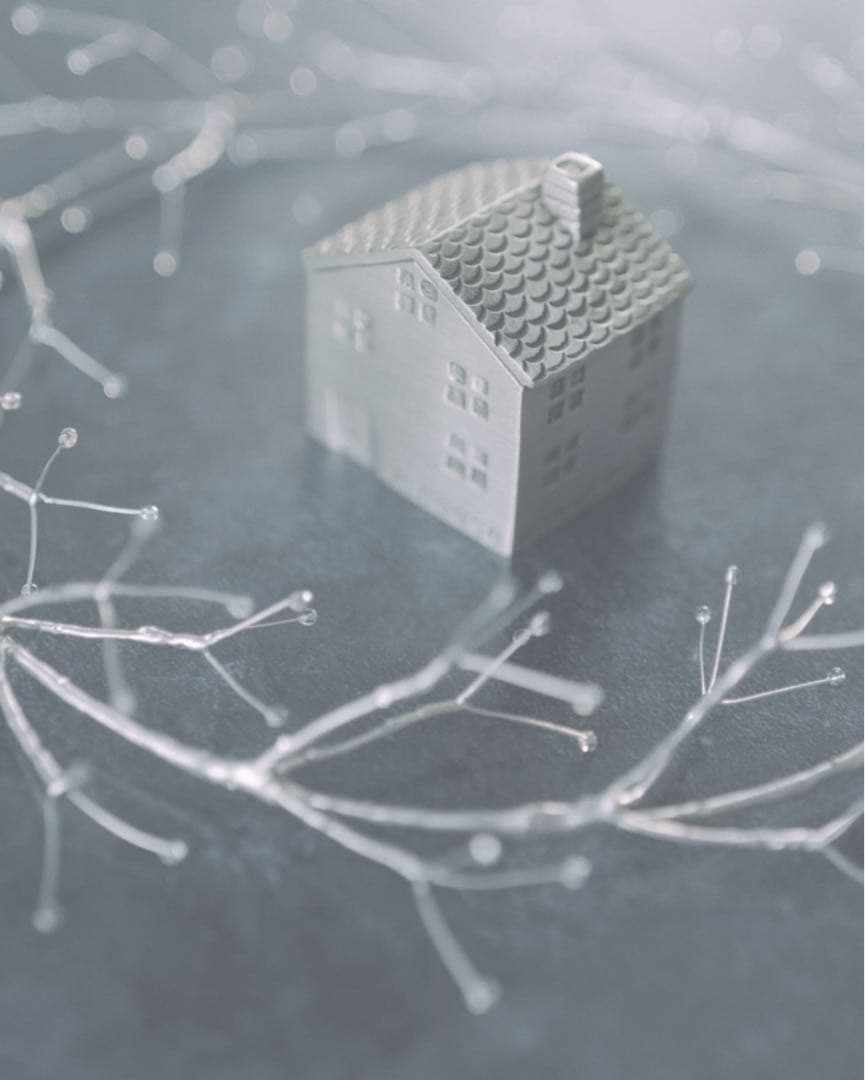 インスタ作家 mone morigaki 壁掛けフレーム bloom ／シルバー