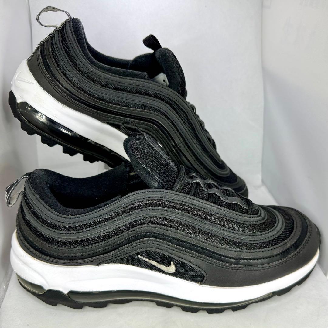 【最終】ナイキ エアマックス97 G ゴルフシューズ ブラック 25cm