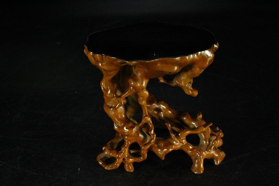 黄楊木 刻 根木台(K-HA524)