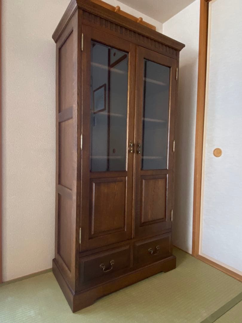 葉山ガーデン　書棚　キャビネット　葉山家具　クラシック