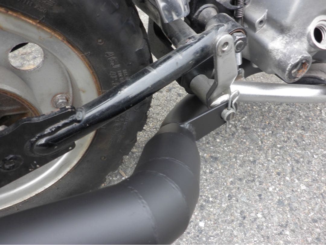 レン出品。モンキー 鉄管マフラー　ベーシック改/ワイド