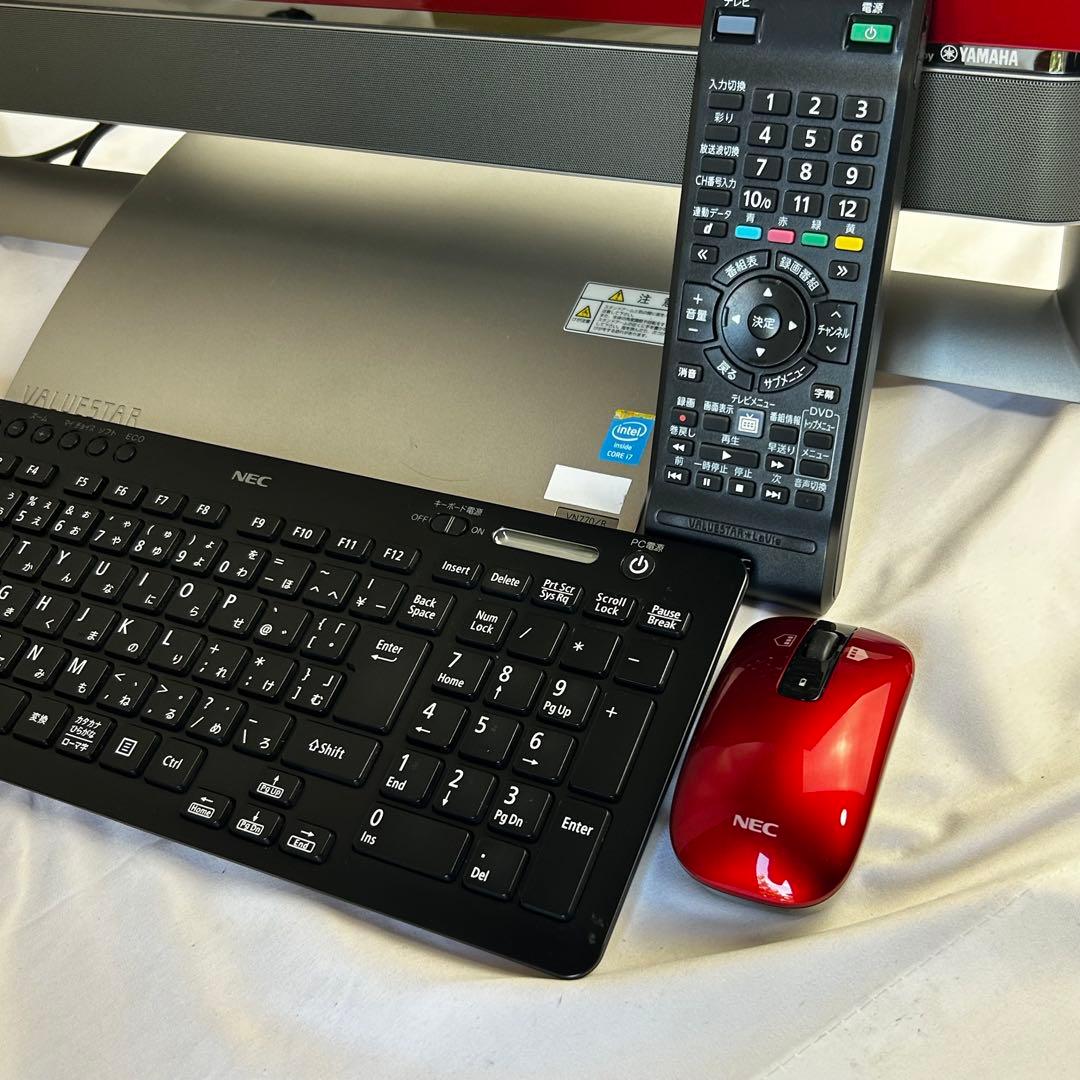 【専用】NEC デスクトップPC VALUESTAR VN770 レッド モニタ