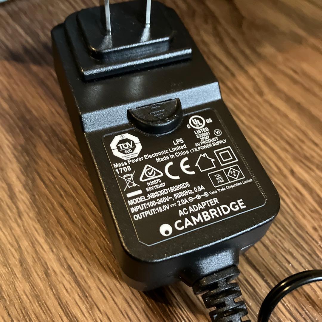 CAMBRIDGE AUDIO ポータブルBluetoothスピーカー 青　美品