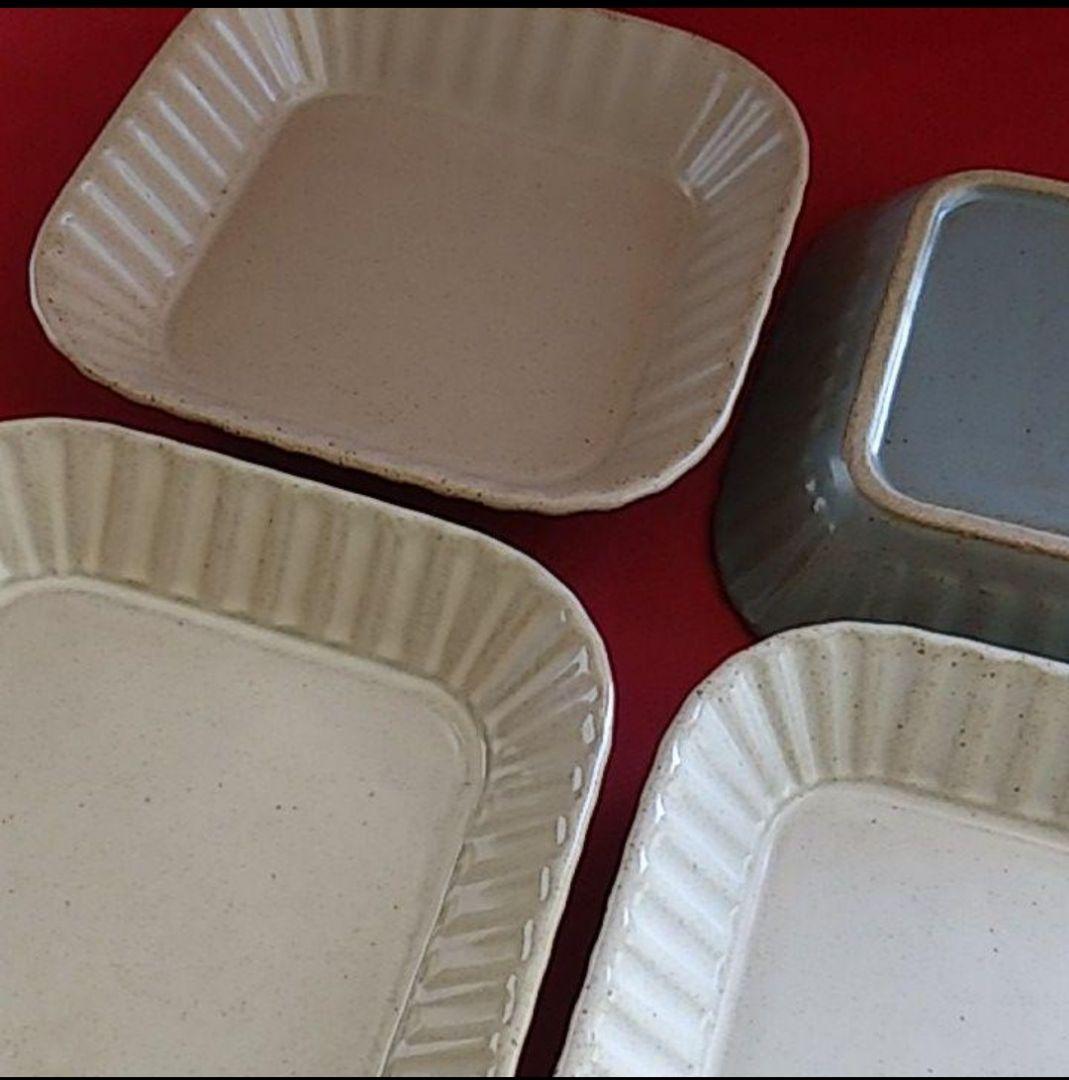 波佐見焼 和山釜 プリーツプレート10枚