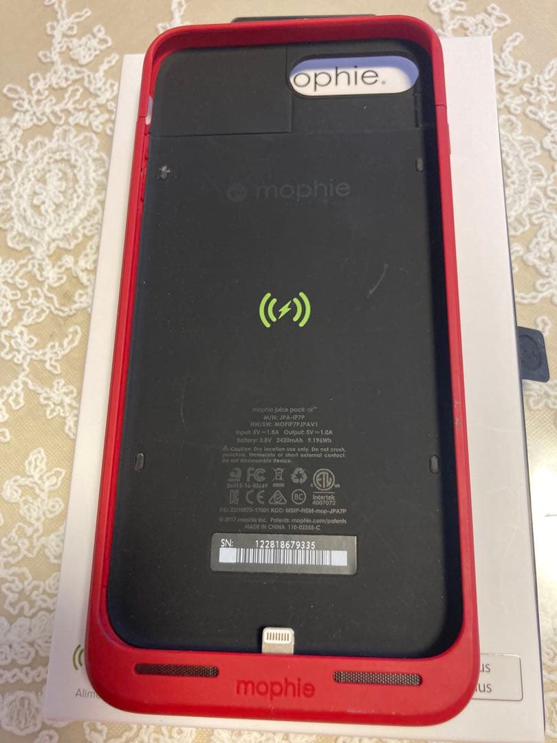 美品シュプリーム mophieコラボケース iPhone7.8plus