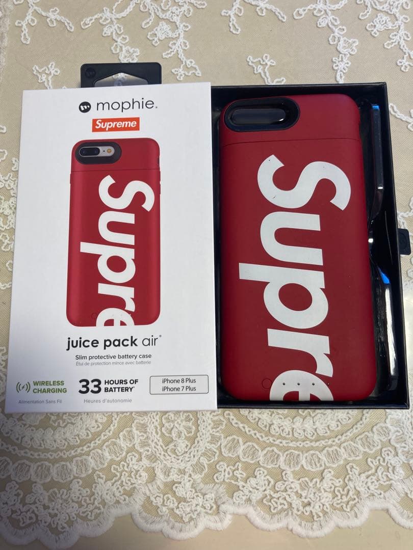 美品シュプリーム mophieコラボケース iPhone7.8plus