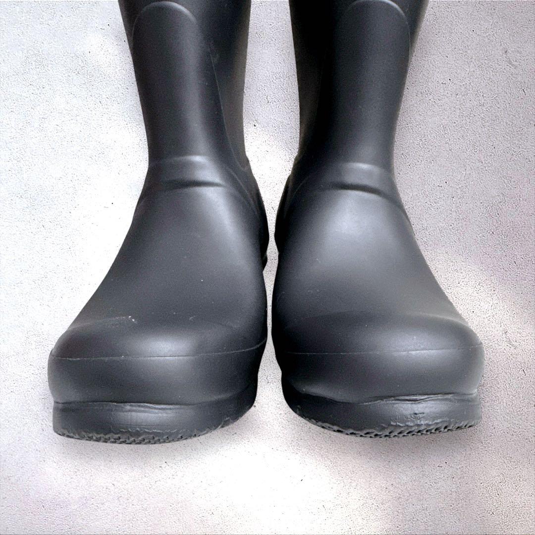 【美品】HUNTER ハンター 長靴 レインブーツUK6 ブラック