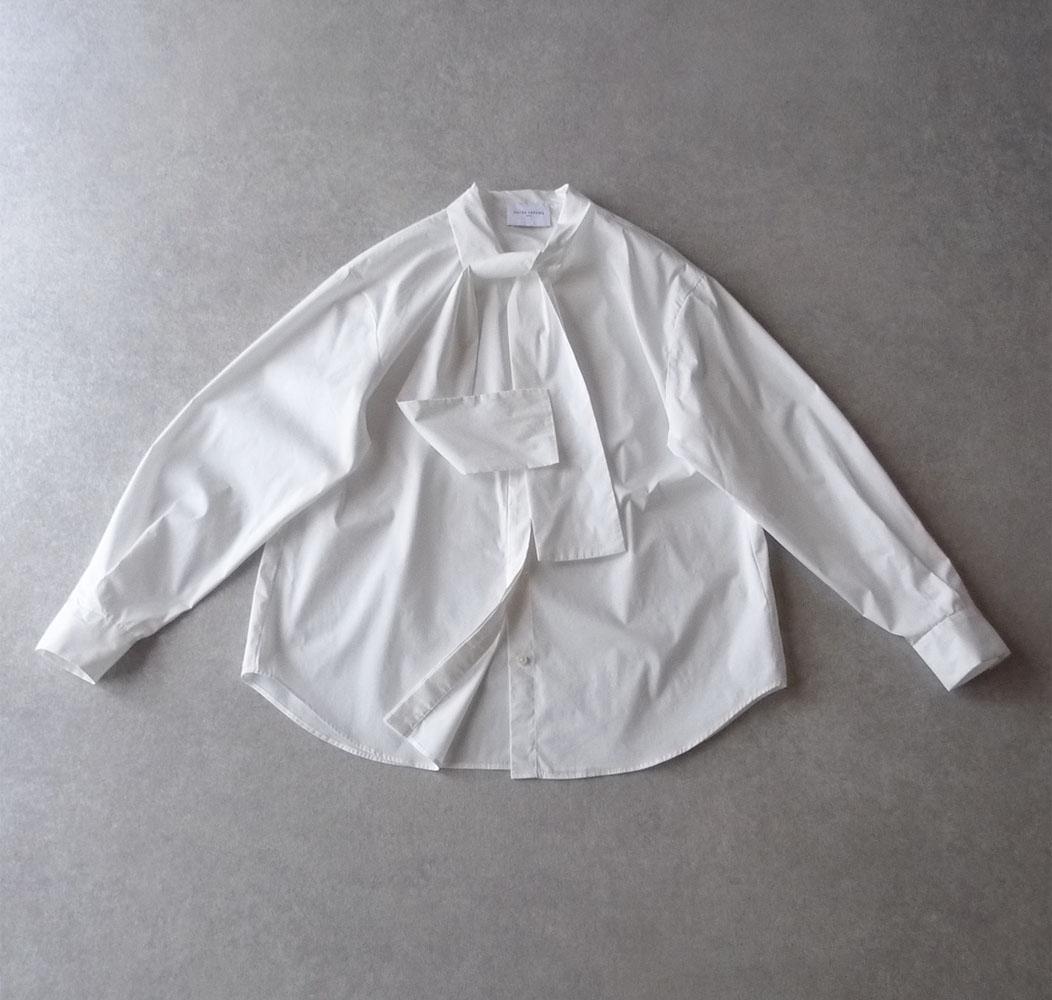 美品 ユナイテッドアローズ TOKYO 2万 ボウタイブラウス ホワイト 520