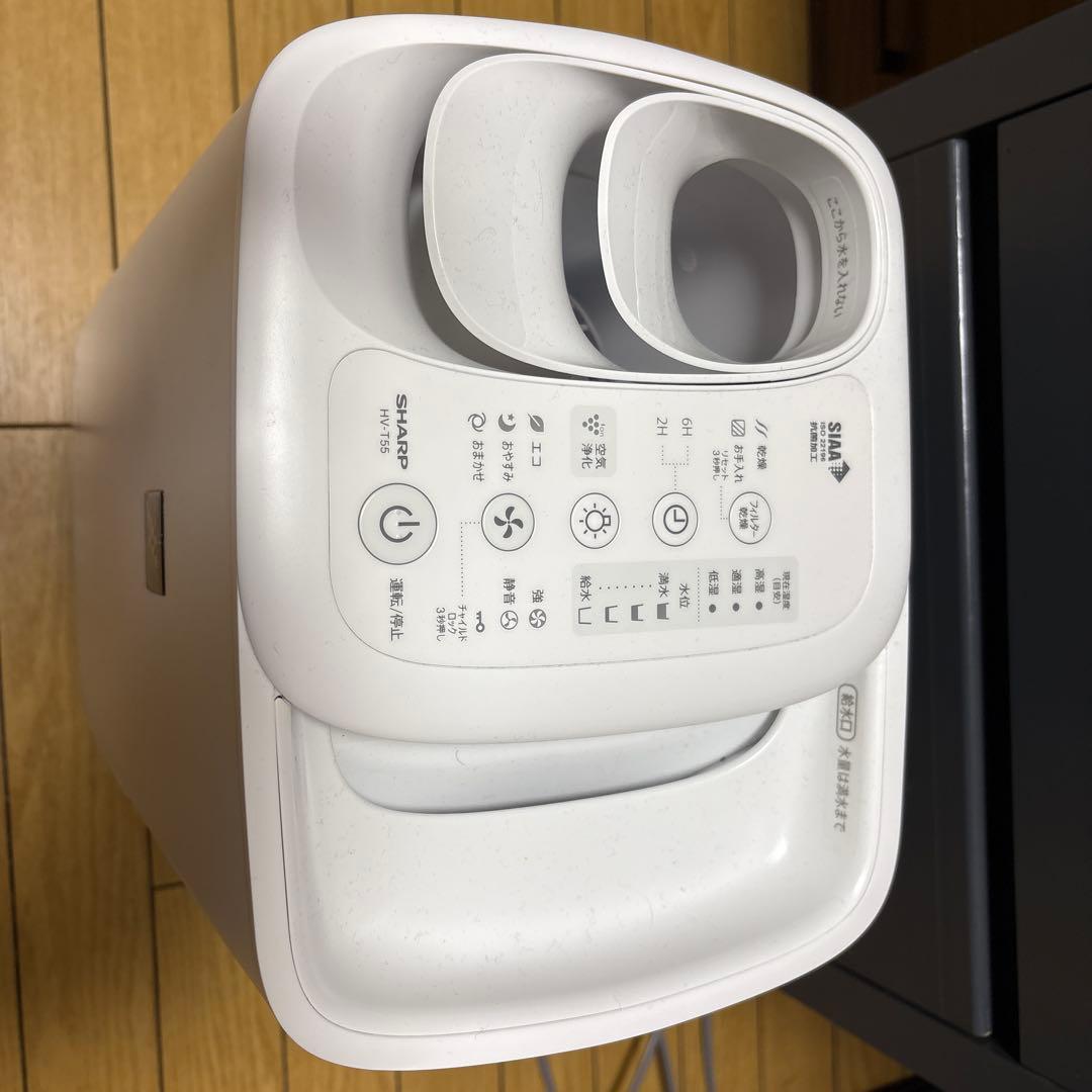 SHARP 加湿器 HV-T55-W ホワイト