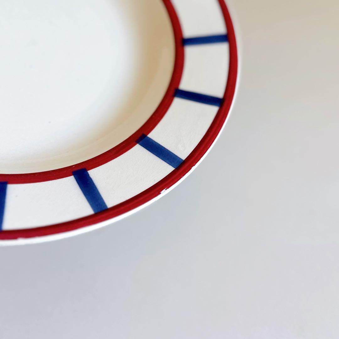 アンティークプレート バスク柄 クレイユ・モントロー Béarn