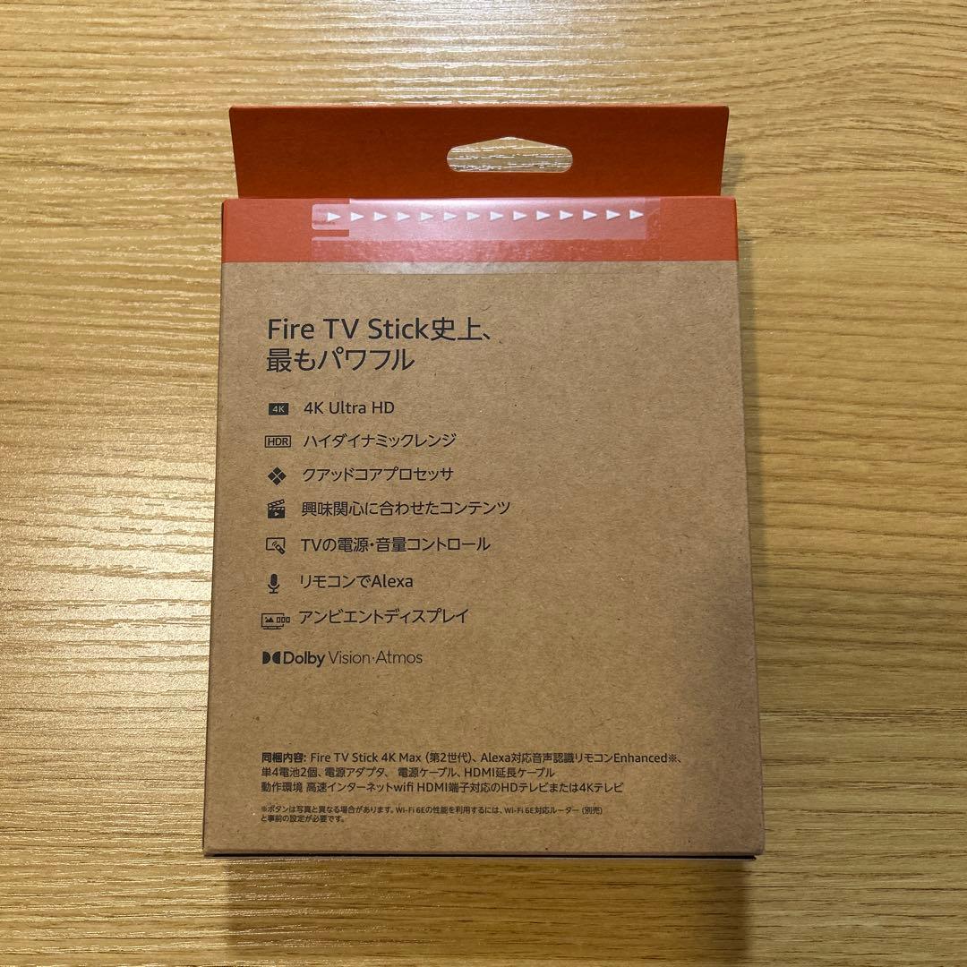 Fire tv stick 4K MAX 新品