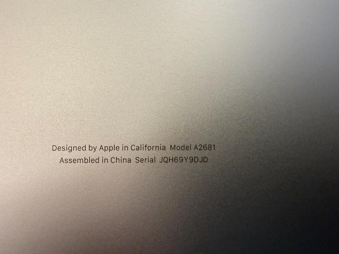 【箱あり】美品 MacBook Air 13.6インチ M2 256GB