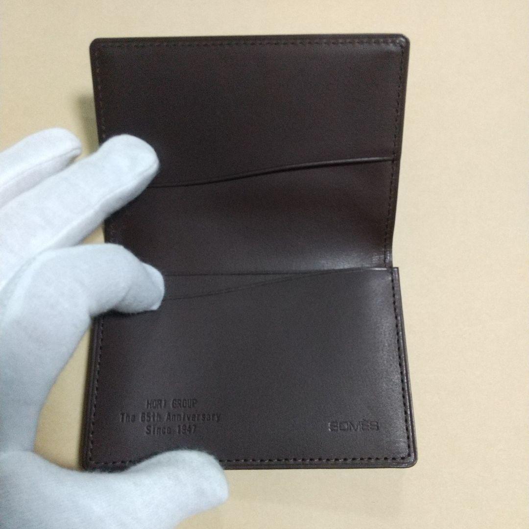 新品同様 SOMES SADDLE ホリグループ 名刺入れ コードバン