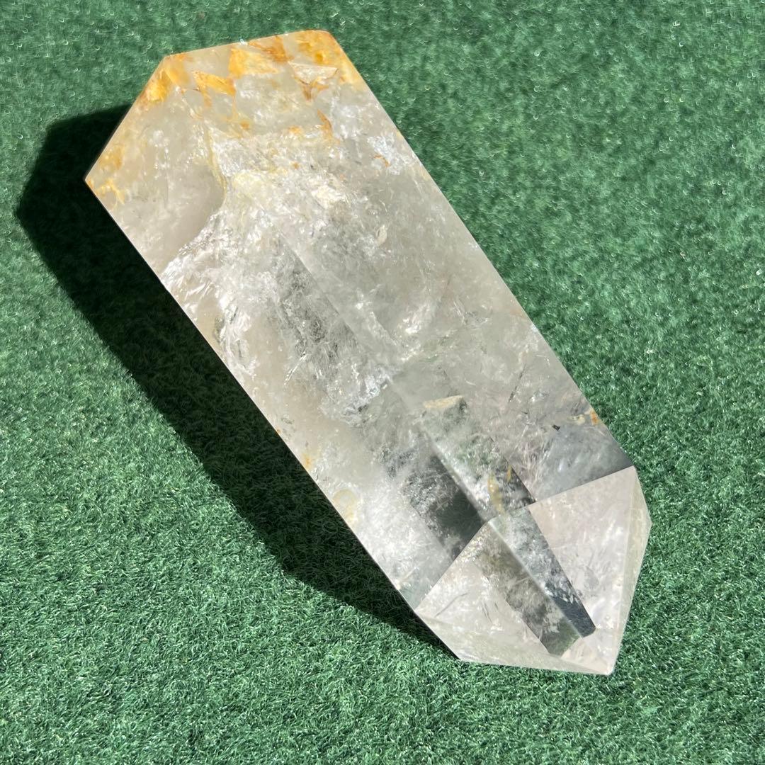 水晶 六角柱 虹入り ポイント 天然石 原石 パワーストーン