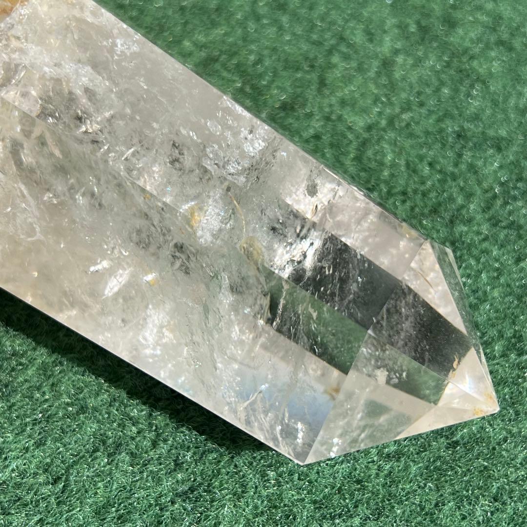 水晶 六角柱 虹入り ポイント 天然石 原石 パワーストーン