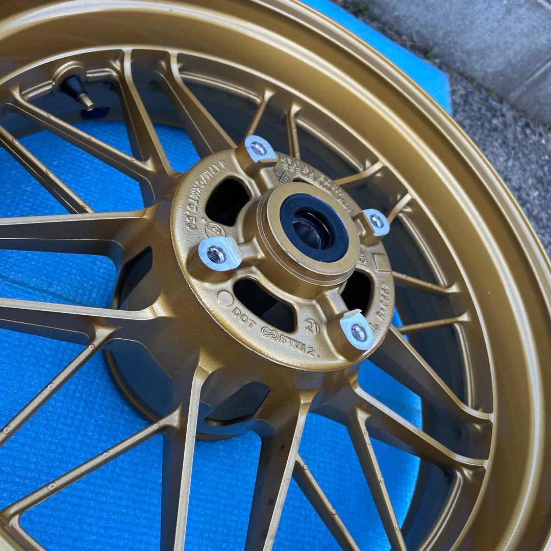 【z900rs用】50th純正ホイール 前後セット