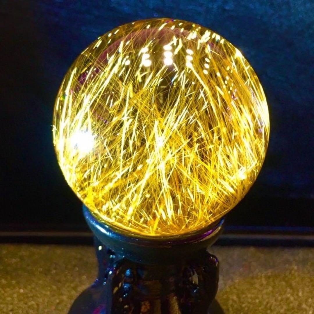 ⭐︎【極上品】タイチンクオーツ 置物 49.6mm