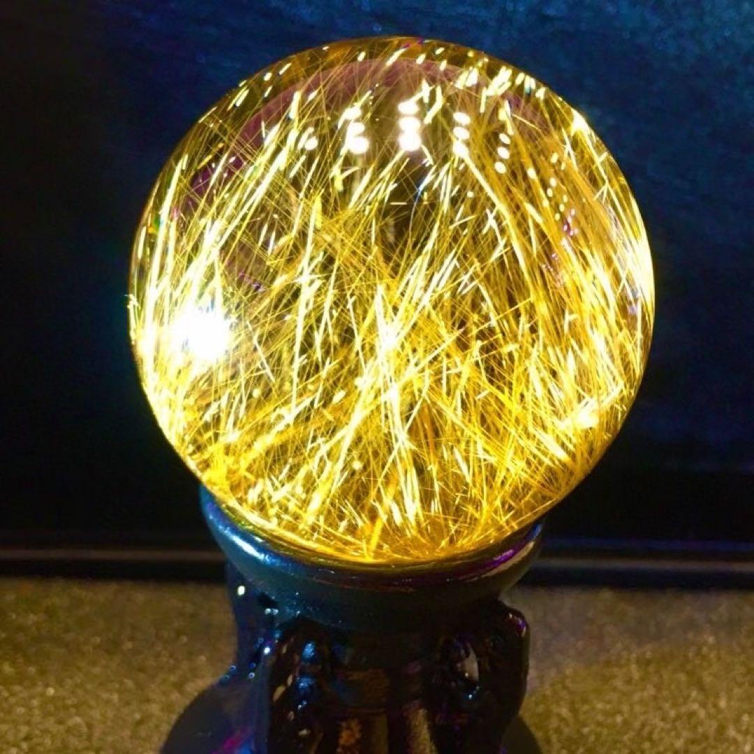 ⭐︎【極上品】タイチンクオーツ 置物 49.6mm