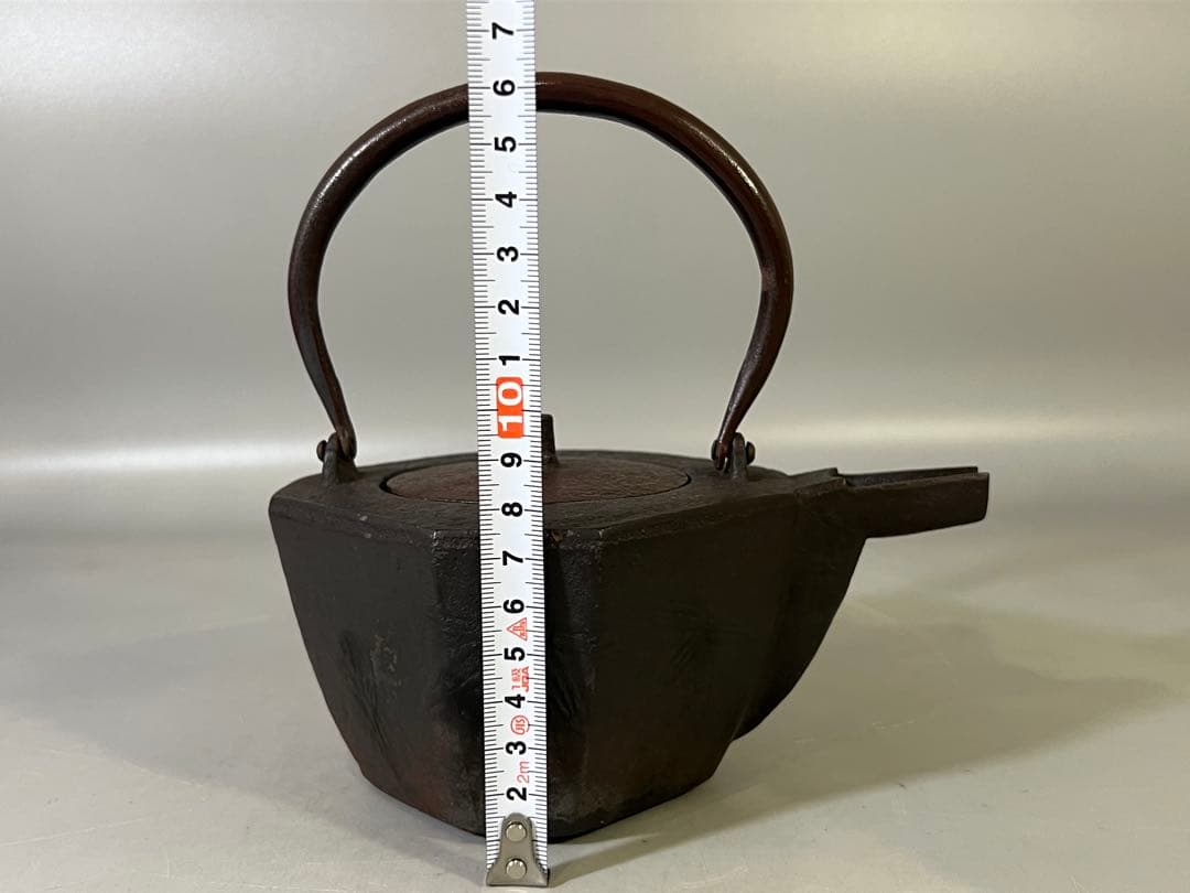 DT758 鉄瓶 銚子 替蓋付 共箱 美品