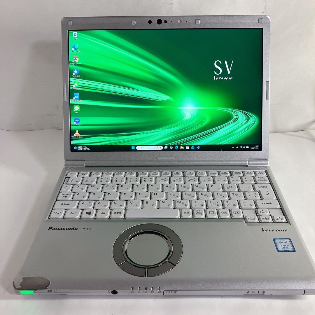 Let's note SV8 /8世代 i7 /16GB 512GB DVD